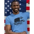thumbnail image 2 of Happy 4Th Of July Flag T-Shirt Men -Image by Shutterstock, Male x-Large, 2 of 4