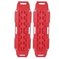 thumbnail image 1 of 2Pcs Universal Traction Boards Pad Recovery Tracks Mat Sand Mud Snow Tire LadderRed, 1 of 20