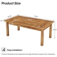 thumbnail image 7 of Tribesigns 70.86 in Rectangle Spacious Dining Table, Walnut, 7 of 7