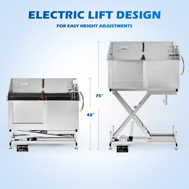 Electric grooming shop tub