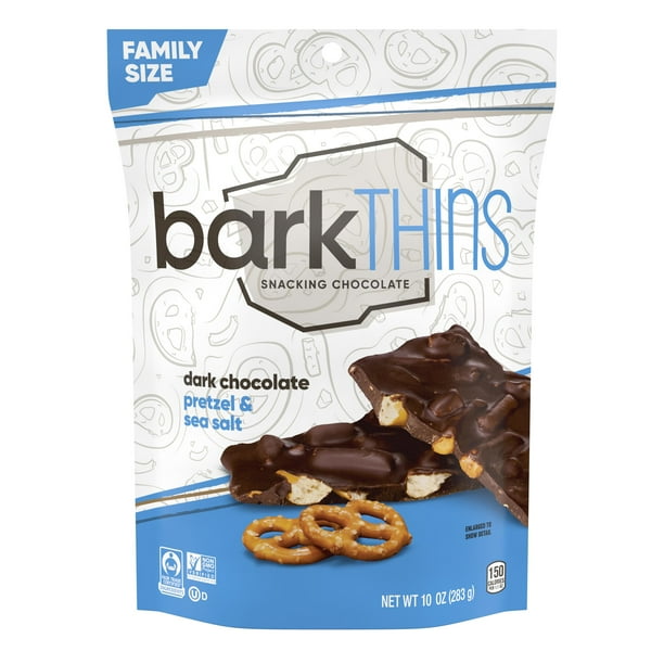 barkTHINS, Dark Chocolate Pretzel with Sea Salt, 10 Oz.