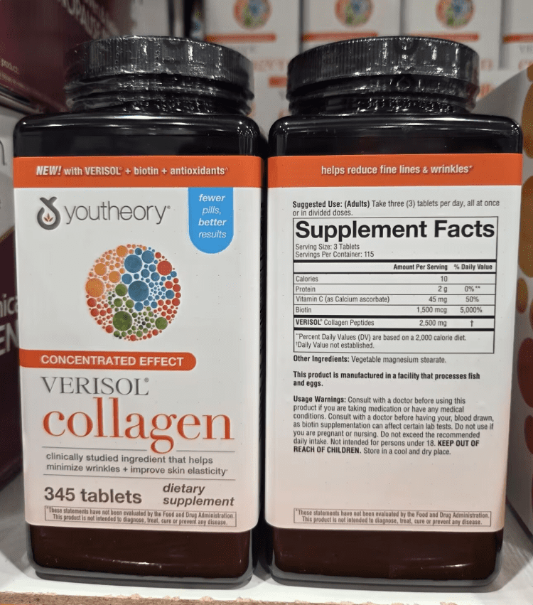 Youthory Verisol Collagen Concentrated Effect 345 Tablets (2 Bottles)
