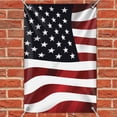 thumbnail image 2 of US American Flag Stars and Stripes Waving United States USA Home Business Office Sign, 2 of 3