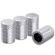thumbnail image 1 of Tapones para válvulas de neumáticos CKAuto, aluminio anodizado plateado, 4 unidades, 1 of 6