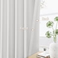 thumbnail image 4 of ASWZXCFGV Green Linen Blackout Curtains 84 Inch Length 2 Panels Set for Bedroom Back Tab Neutral Pleated Look Living Room Darkening Curtains Track System Thermal Insulated Black Out Drape, 4 of 6