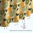 thumbnail image 6 of Yellow Lemon Fruit Mixed Fruits Yellow Pattern Shower Curtain 36"x72" ,Bathroom Decorative Shower Curtains Set with 12 Hooks,Modern Waterproof Washable Shower Curtain, 6 of 6