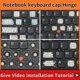 thumbnail image 1 of Replacement Keycap Key cap Hinge for Lenovo Thinkpad E450 E460 E450c E455 E465 Laptop 04X6212 Keyboard 3 Keycap, 1 of 5