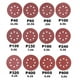 thumbnail image 2 of Sailing 100 Piezas de Papel de Lija Orbital Aleatorio con Velcro de 125 mm, Discos de Lija con Velcro Redondos de 8 Orificios de 125 mm para Lijadora Orbital Aleatoria de Grano 20x 40/60/80/, 2 of 4