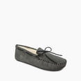 thumbnail image 5 of Minnetonka Sheepskin Soft Leather Sole Moccasin Mens Slipper 15 US GreySuede, 5 of 5