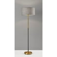 thumbnail image 6 of Adesso Bergen Floor Lamp, Black and Antique Brass, 6 of 6