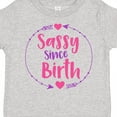thumbnail image 4 of Inktastic Sassy Since Birth, Sassy, Sassy Girl, Arrow, Hearts Girls Toddler T-Shirt, 4 of 5