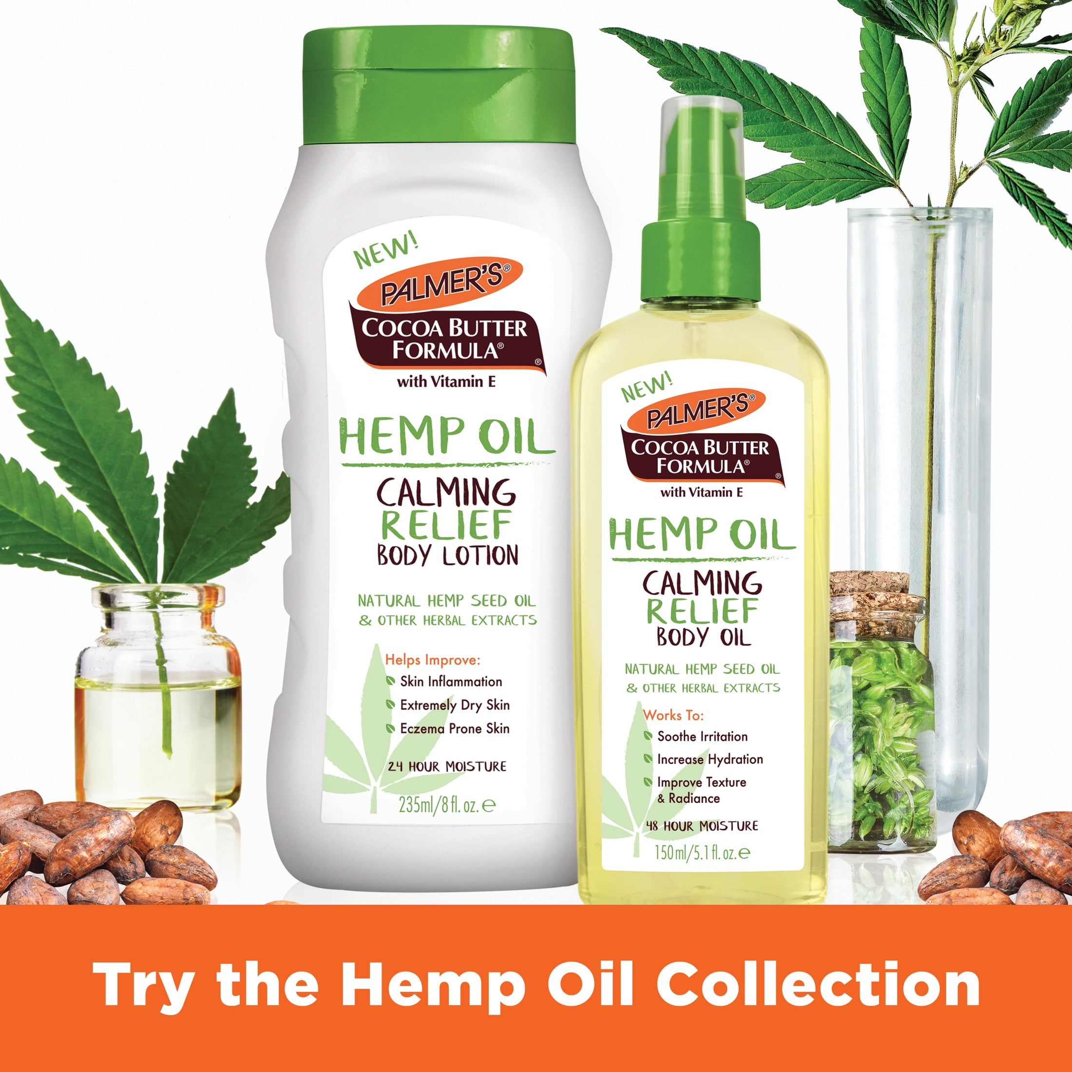 Palmer's Cocoa Butter Formula Hemp Oil Calming Relief Body Oil, 5.1 fl. oz.