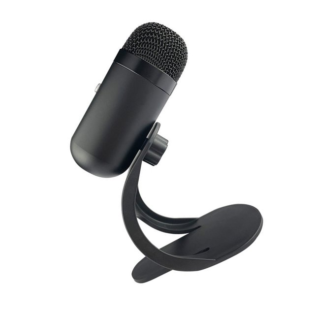 Pc USB PC Microphone 360 Omnidirectional Sound Pickup Wired Computer Microphone with Stand and Indicator Light for Live Streaming Gaming