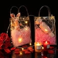 thumbnail image 5 of 50 Bolsas de Regalo de PVC Transparente con Asas, Bolsas de Plástico Reutilizables, Bolsa de Compras Transparente para Fiesta de Navidad, 5 of 5