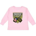 thumbnail image 3 of Inktastic Proud Military Goddaughter Girls Long Sleeve Toddler T-Shirt, 3 of 5