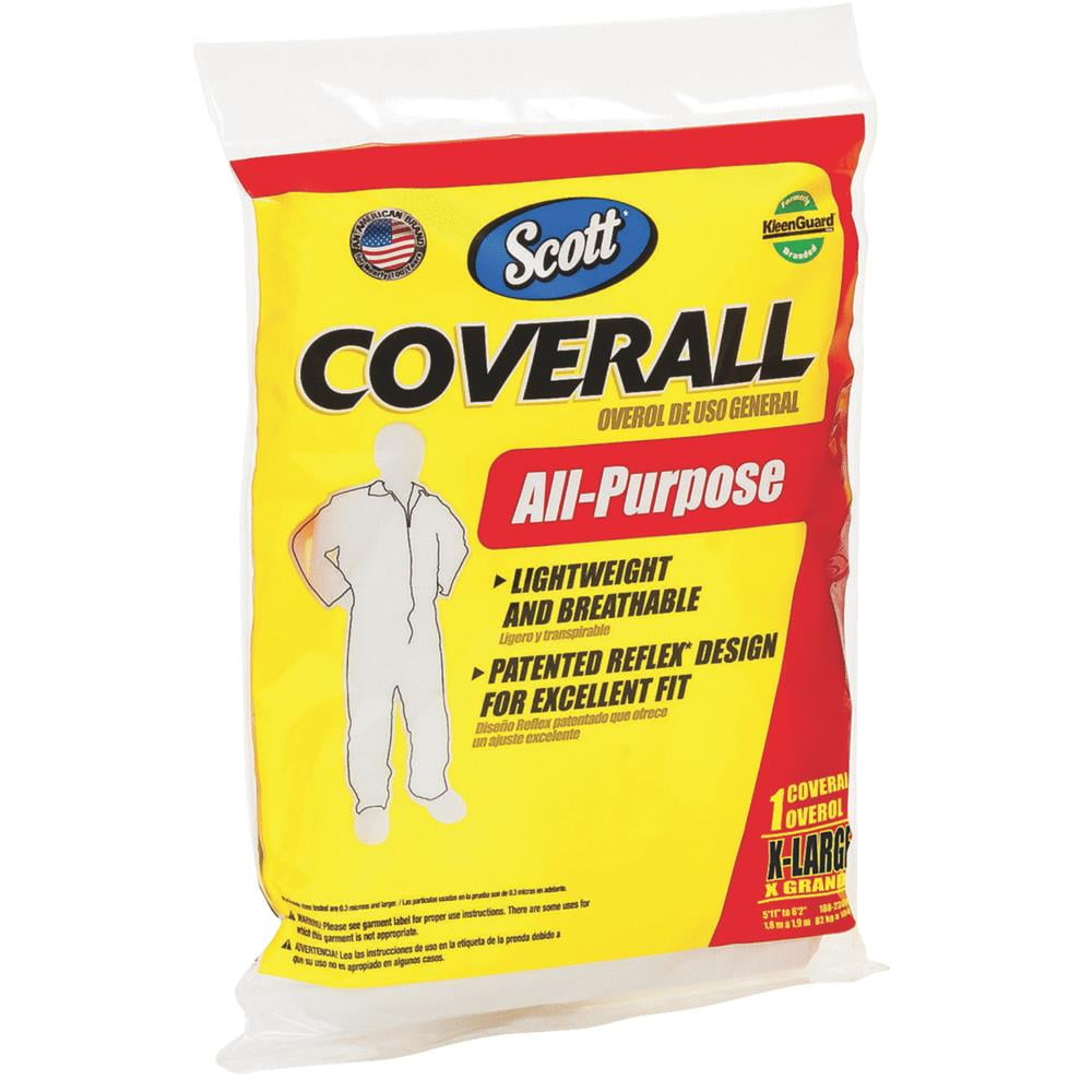KleenGuard All-Purpose Painter's Coverall-XL WHITE AP COVERALL by Kimberly-Clark/Scott Paper