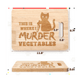 thumbnail image 4 of Tabla de cortar Bandeja de madera para servir alimentos Descongelación Grabado, 4 of 7