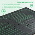 thumbnail image 4 of EAGLE PEAK 2 Pack Seedling Heat Mat Durable Waterproof 10" x 20", UL & MET-Certified Heating Pad for Seed Starting and Germination, 4 of 7