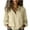 #04 Khaki, variant on Womens Linen Shirts Long Sleeve T-Shirts V Neck Collared Button Down Blouse Casual Loose Office Work Plain Cotton-Linen Lagenlook Tops with Pockets