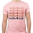 thumbnail image 2 of Hello Fall Shirt Unisex Small Pink, 2 of 5