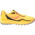 thumbnail image 6 of Saucony Womens Peregrine 12 Trail Running Shoe 7 Vizigld/Vizired, 6 of 8