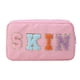 thumbnail image 2 of Bolsa de cosméticos para mujer, parches de letras, artículos de tocador, organizador de estuche de maquillaje de viaje (rosa) Tmvgtek Para Estrenar, 2 of 5