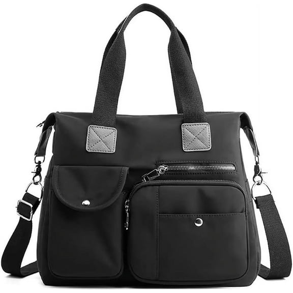 MMYGU Crossbody Bag for Women Nylon Waterproof Messenger Shoulder Purse Multi Pockets Tote Bag Lightweight Pocketbooks