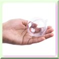 thumbnail image 3 of Acrylic Bath Bomb Mold Set - Clear Plastic Shells for Molding Balls (60mm, 12 Pack), 3 of 5