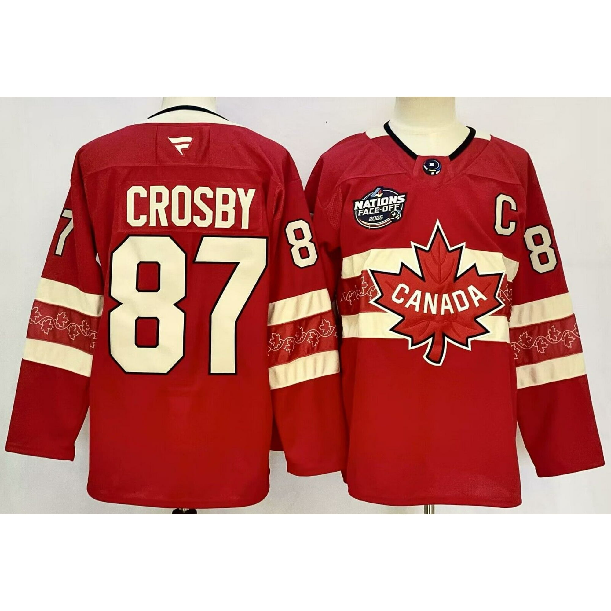 Men's Ice Hockey Jersey Sidney Crosby Canada 2025 Nations Face