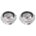 thumbnail image 1 of Unique Bargains G1'x1' Male Threaded Aluminum Air Compressor Oil Level Gauge Sight Glass 2Packs, 1 of 5