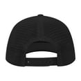 thumbnail image 2 of TOPTIE 6 Panel Trucker Cap Adjustable Snapback Cap, Structured Mid Profile-Black, 2 of 8