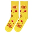 thumbnail image 6 of Crazy Socks Chupa Chups Fun Print Novelty Crew Socks for Men, 6 of 6