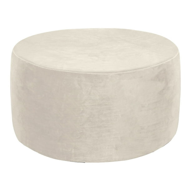 Naiovety Resbalón aplicable disponible del tamaño de la cubierta protectora de los muebles del terciopelo impecable de los otomanos de la Decoración del hogar Beige