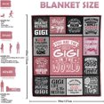 thumbnail image 5 of Gigi Gifts for Grandma, Birthday Gifts for Gigi Mothers Day, Gigi Gifts from Grandkids to Gigi, Grandma Gifts Ideas, Best Gigi Ever Gifts, Gigi Blankets, Great Gigi Throw Blanket 60"X50", 5 of 6