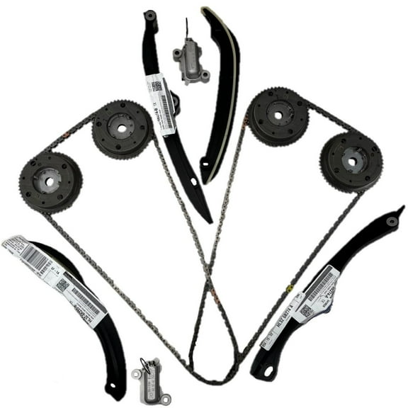 For Ford F-150 2017-2024 3.5L Phasers Timing Chains Guides Tensioners Kit