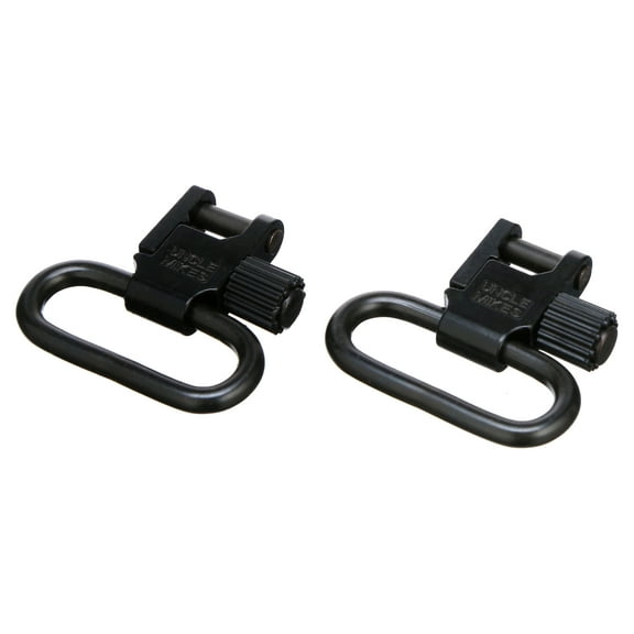 Uncle Mike's® Quick Detachable Super Gun Swivels® with Tri-Lock, 1" -Blued