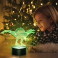 thumbnail image 5 of Luz de noche para niños, luz de noche 3D Spinosaurus de 16 colores, 5 of 5
