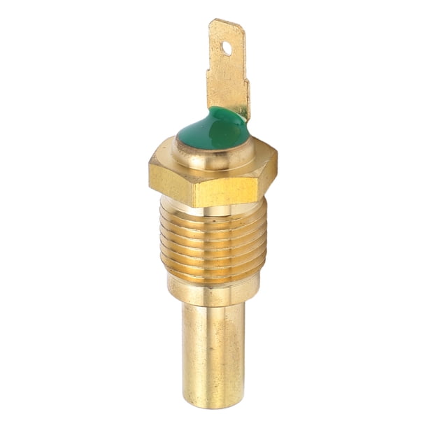 Sensor De Temperatura Del Agua, Alta Confiabilidad, Estable, Fácil De Instalar, Transductor De Temperatura Del Refrigerante Para Motor De Excavadora ANGGREK Brass Water Temperature Sensor