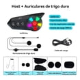 thumbnail image 3 of INTERCOMUNICADOR BLUETOOTH X12 CON LUZ LED PARA CASCO MOTOCICLISTA, 3 of 5