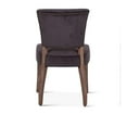 thumbnail image 4 of World Interiors Portia 20" Velvet Side Chairs in Dark Gray (Set of 2), 4 of 4