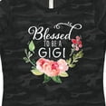 thumbnail image 4 of Inktastic Blessed to Be a Gigi with Pink Flowers Women's T-Shirt, 4 of 5