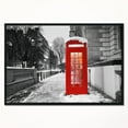 thumbnail image 4 of Design Art Cabine Téléphonique Rouge Londres  Sur Toile Encadrée, 4 of 5