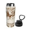 thumbnail image 2 of Fotbe Western Desert Cowboys1 Pattern 18 Oz Sports Insulated Kettle Vacuum Cup Stainless Steel Travel Mug Cup Thermal Flask,Insulated Kettle for Cycling Gym Basketball Outdoor, 2 of 7