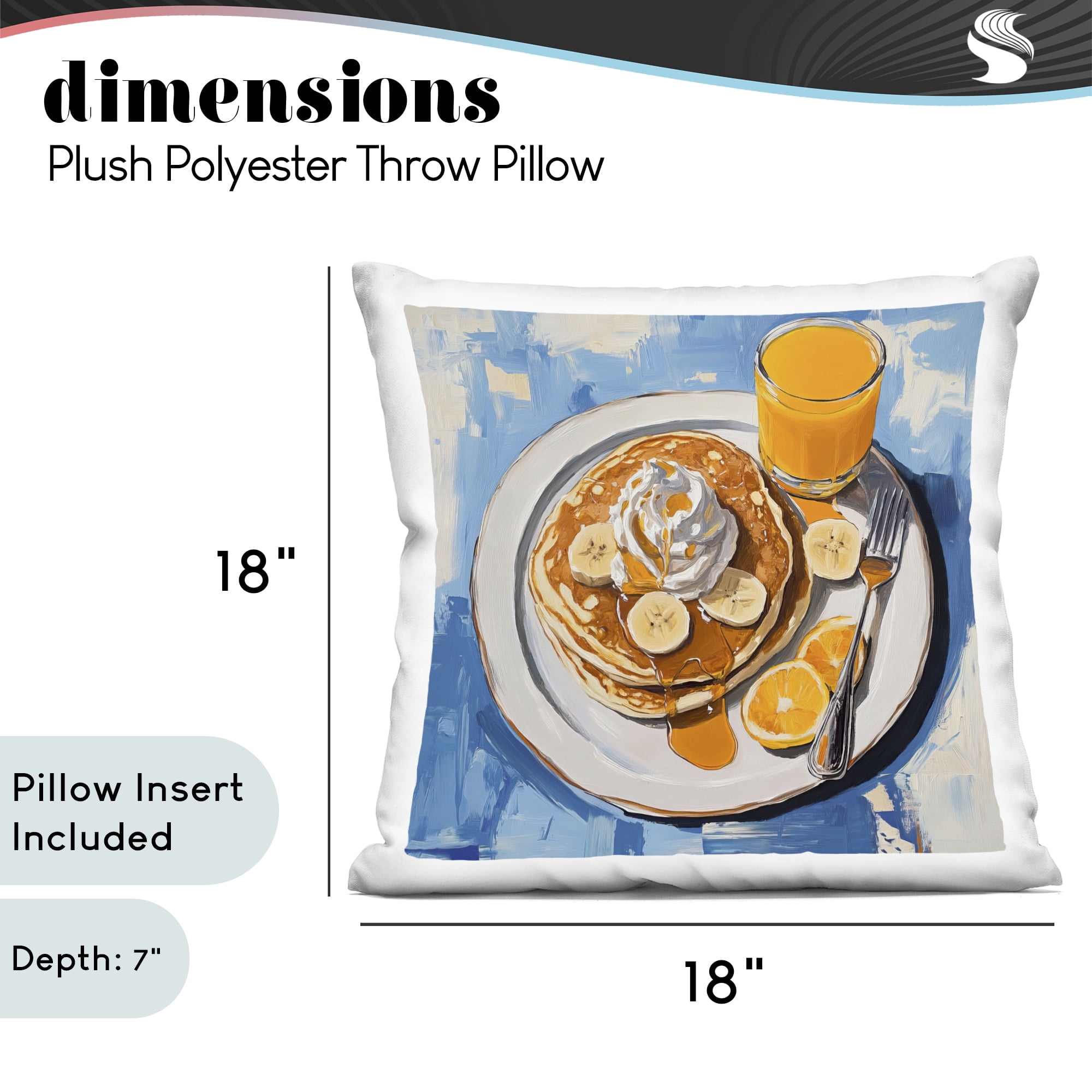 Stupell Industries Banana Bliss Sunshine Decorative Printed Throw Pillow, design by Tina LeCour