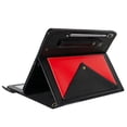 thumbnail image 5 of for Samsung Galaxy Tab 12.4" S8plus/X800/X806/S7FE/T730/T733/T736/T738/S7plus/T970/T975 Protective Envelope Case, PU Leather w/Pen Holder/Card Slot/Hand Strap Wallet Shoulder Bag Carrying Case,Red, 5 of 7