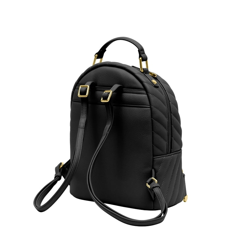 Cavalli Class ISCHIA Black Small Fashion Backpack for womens