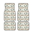 thumbnail image 2 of Uemuo Car Floor Mats - Flamingo Palm Trees Pattern Carpet Floor Mats for Cars, Auto Accessories Front & Rear Car Floor Foot Mat Sets of 4 Pieces, 2 of 6