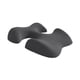 thumbnail image 2 of Almohada de boca abajo, almohada para dormir, funda extraíble, espuma viscoelástica versátil, almohadilla de apoyo para salón de belleza en Gris oscuro y pecho, 2 of 8