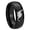 Black High Polish, variant on Dinosaur 8MM Dome Black And Rose Gold Tungsten Wedding Ring