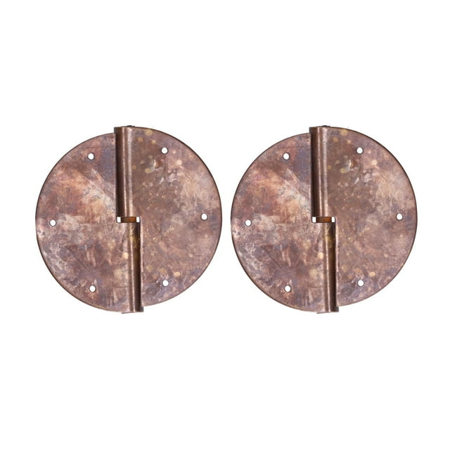 Round Hinge, Hinges Chinese 2Set Chinese Hinge for Folding Tables for Dining Tables for Sewing Machine Tables for Furniture